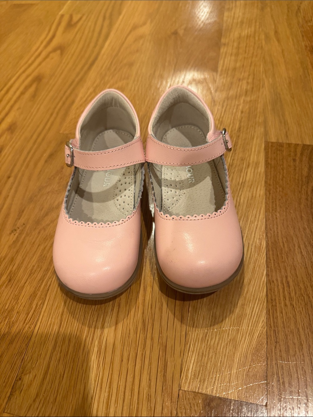 L'Amour Pink Girls Mary Jane Dress Shoes